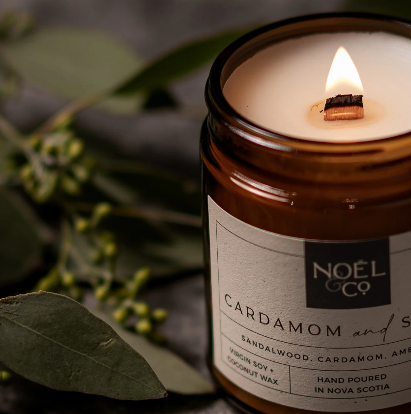 NOËL & CO Cardamom + Santal 8oz Candle