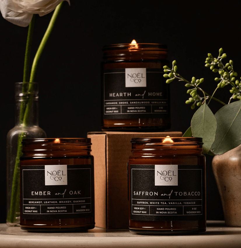 NOËL & CO Saffron + Tobacco 8oz Candle