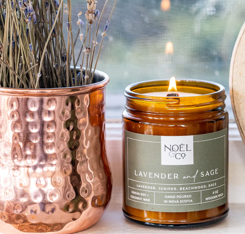 NOËL & CO Lavender + Sage 8oz Candle