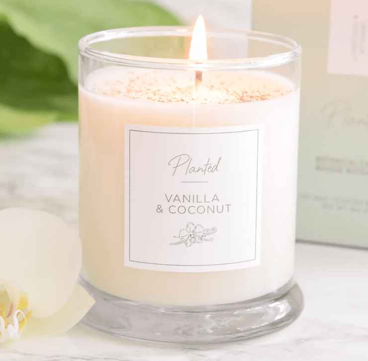 PLANTED Vanilla Coconut Soy Candle