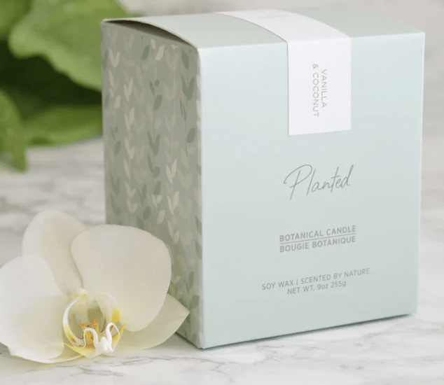 PLANTED Vanilla Coconut Soy Candle