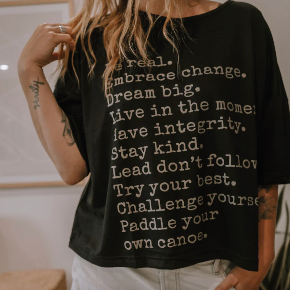Canoe & Lake Weekender Values Tee