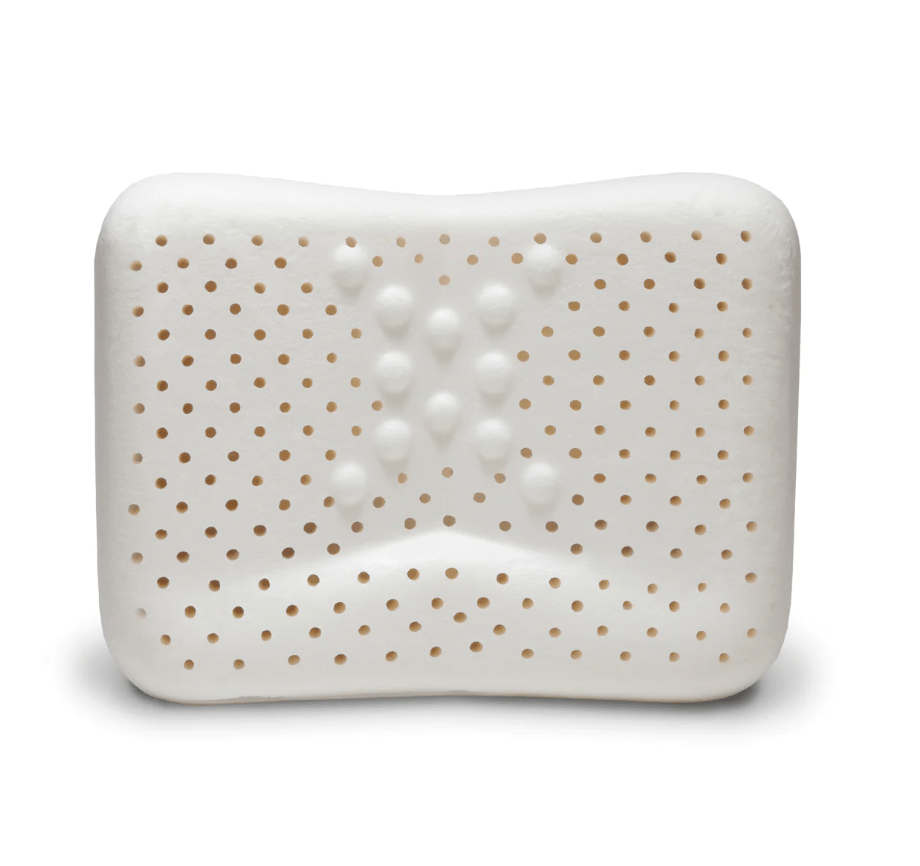 ENVY Natural Latex PROACTIVE-Aging Travel Pillow with COPPER Infused SILK Pillowcase