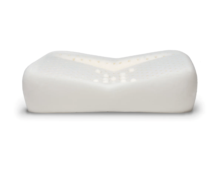 ENVY Natural Latex PROACTIVE-Aging Travel Pillow with COPPER Infused SILK Pillowcase