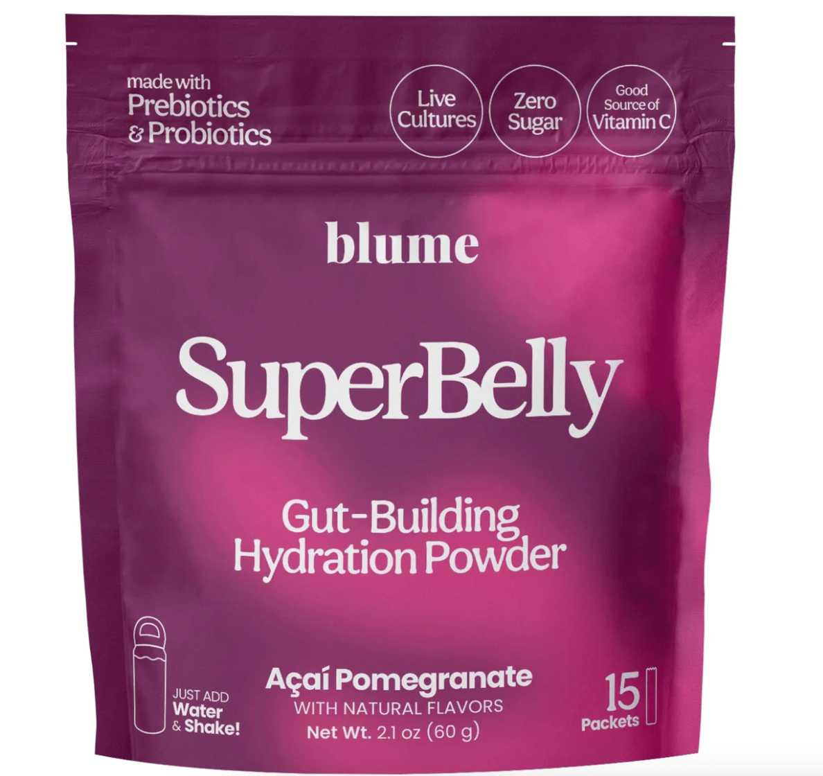 Blume SuperBelly AÇAI POMEGRANATE Hydration Powder