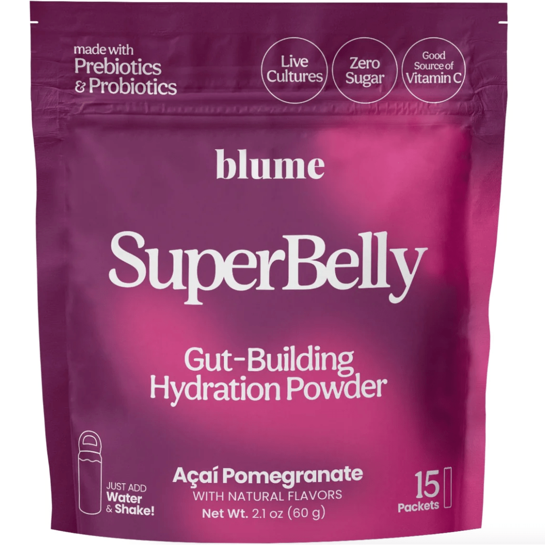Blume SuperBelly AÇAI POMEGRANATE Hydration Powder