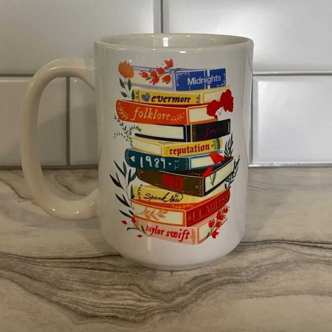 Taylor Swift ALBUM BOOK COVERS Ceramic Mug