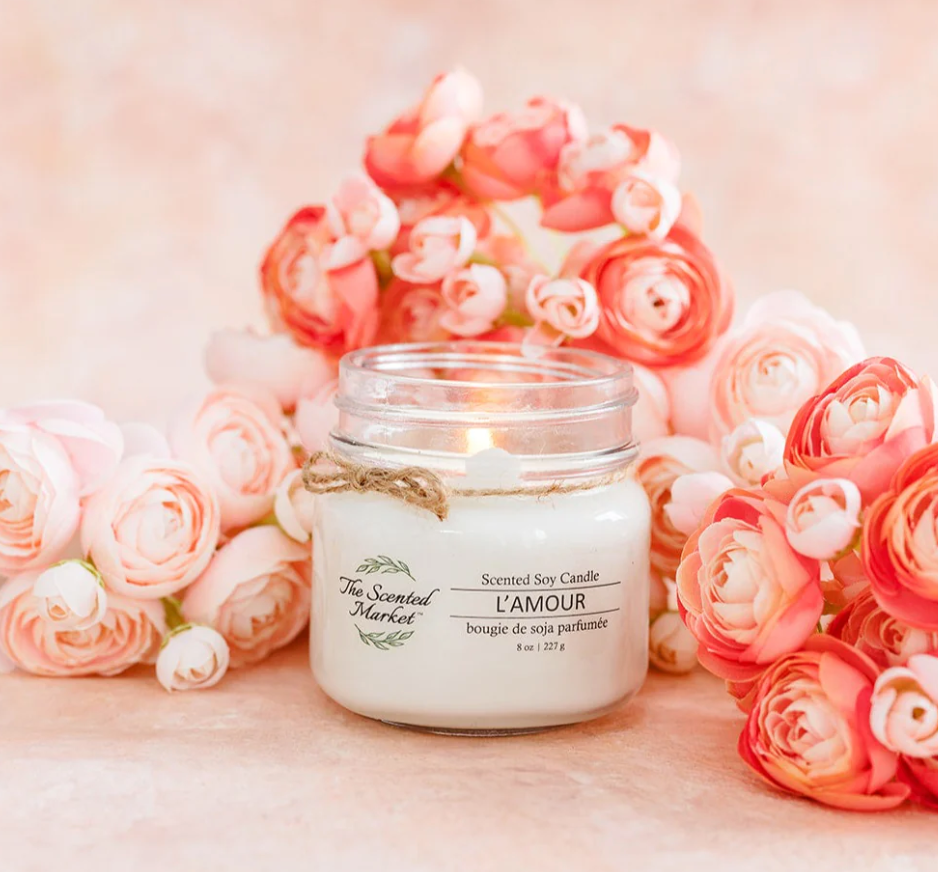 The Scented Market - L'AMOUR Soy Candle
