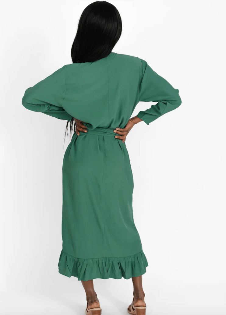 Smash & Tess VIOLET Maxi Dress in Foliage Green