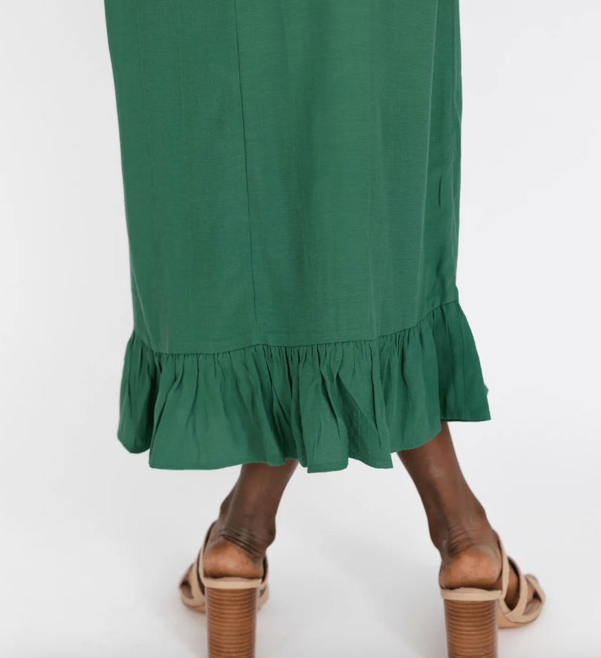 Smash & Tess VIOLET Maxi Dress in Foliage Green