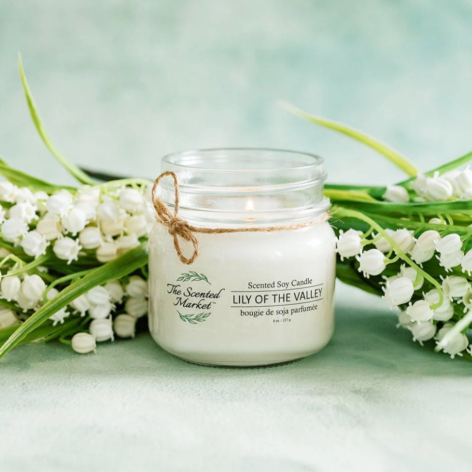 The Scented Market - Lily of the Valley Soy Wax Candle