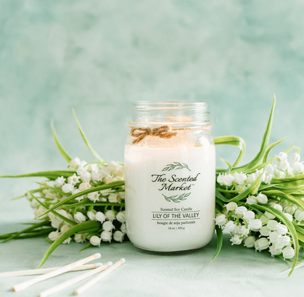 The Scented Market - LILY OF THE VALLEY Soy Wax Candle