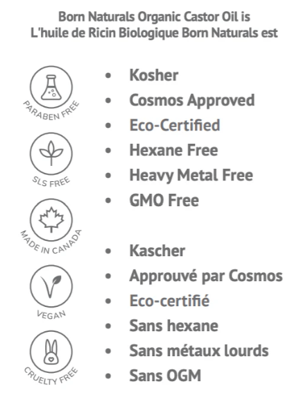 Born Naturals Organic Castor Oil