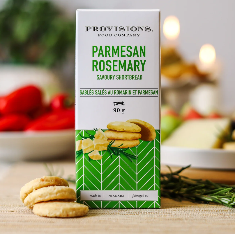 Provisions Food Co. Savoury Shortbreads - Parmesan & Rosemary