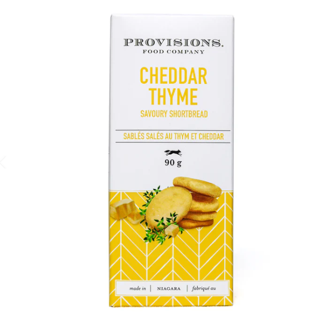 Provisions Food Co. Savoury Shortbreads - Cheddar & Thyme
