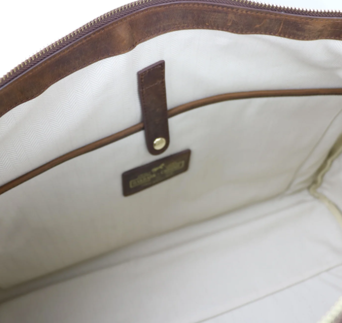 Oakbark & Chrome Weekender Bag