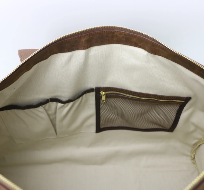 Oakbark & Chrome Weekender Bag