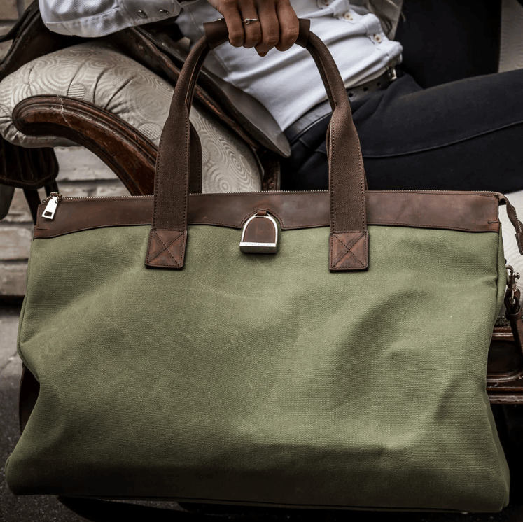 Oakbark & Chrome Weekender Bag