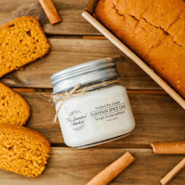 The Scented Market - PUMPKIN SPICE CAKE Soy Wax Candle