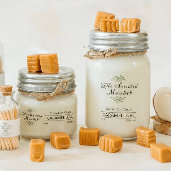 The Scented Market - CARAMEL LOVE Soy Wax Candle