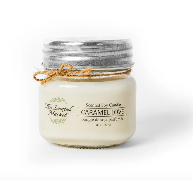 The Scented Market - CARAMEL LOVE Soy Wax Candle