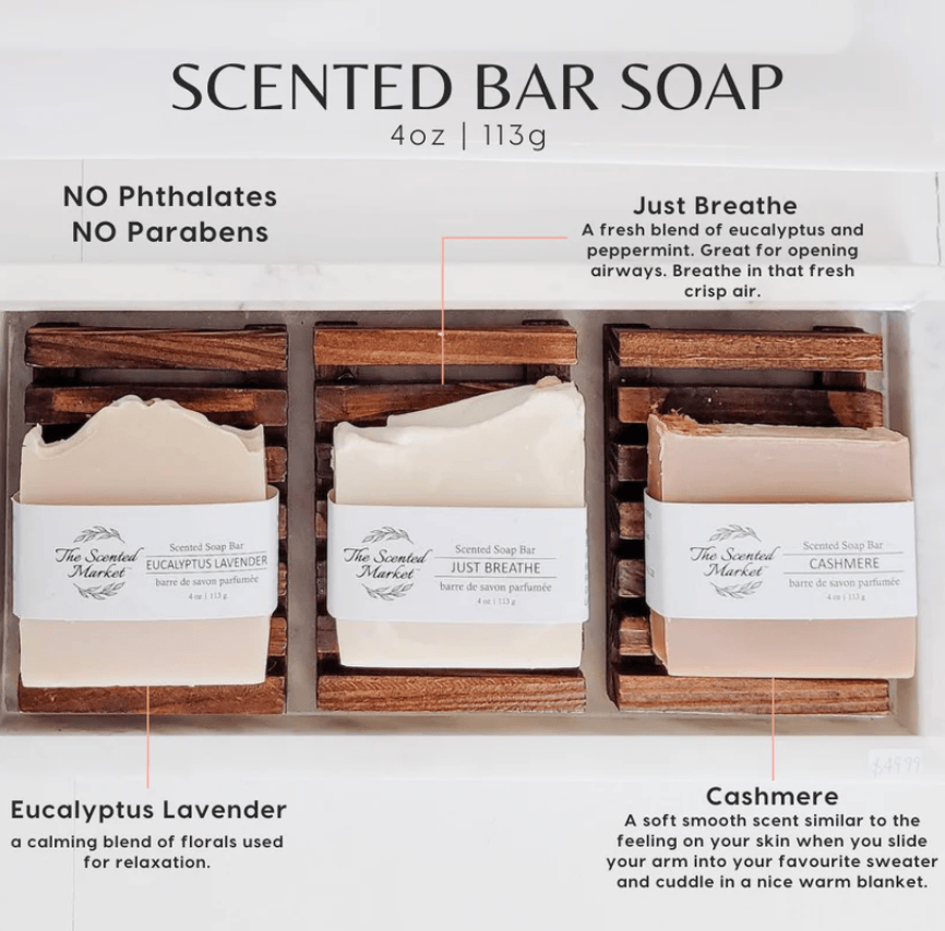 The Scented Market - Bar Soap JUST BREATHE