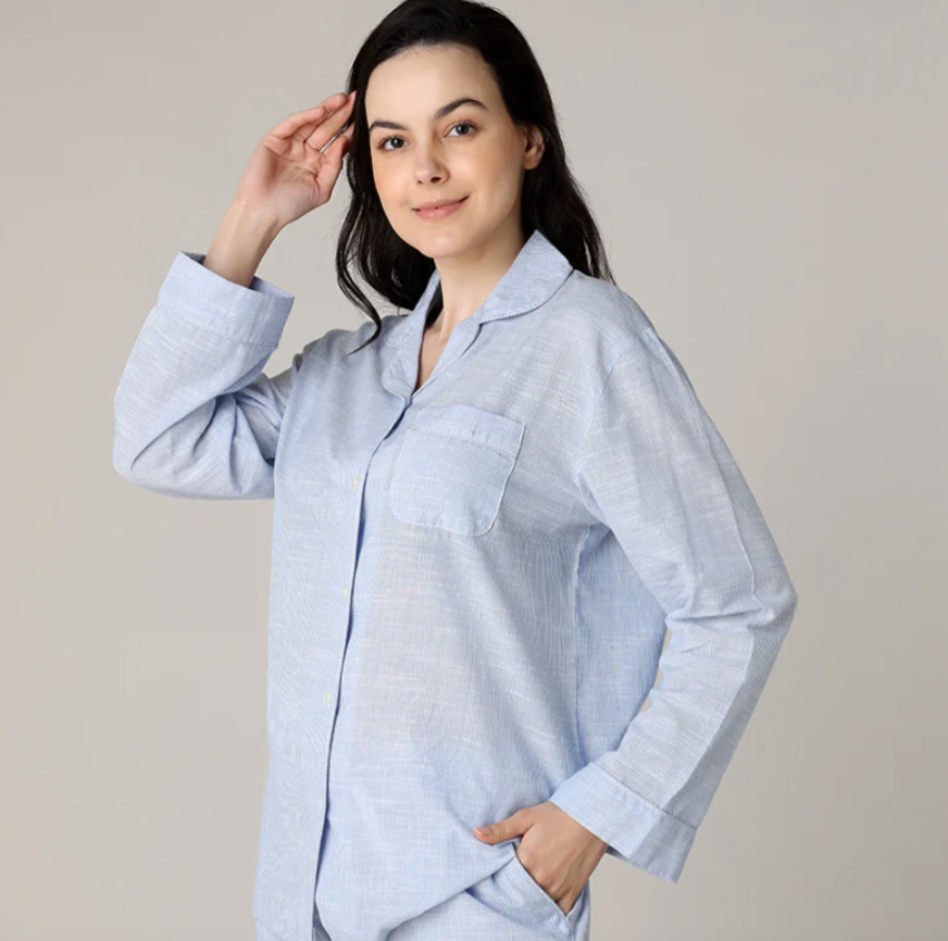 Mahogany CHAMBRAY Pyjama Set