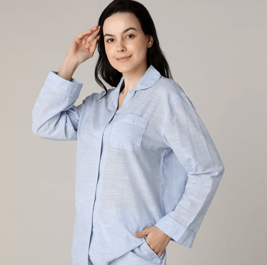 Mahogany CHAMBRAY Pyjama Set