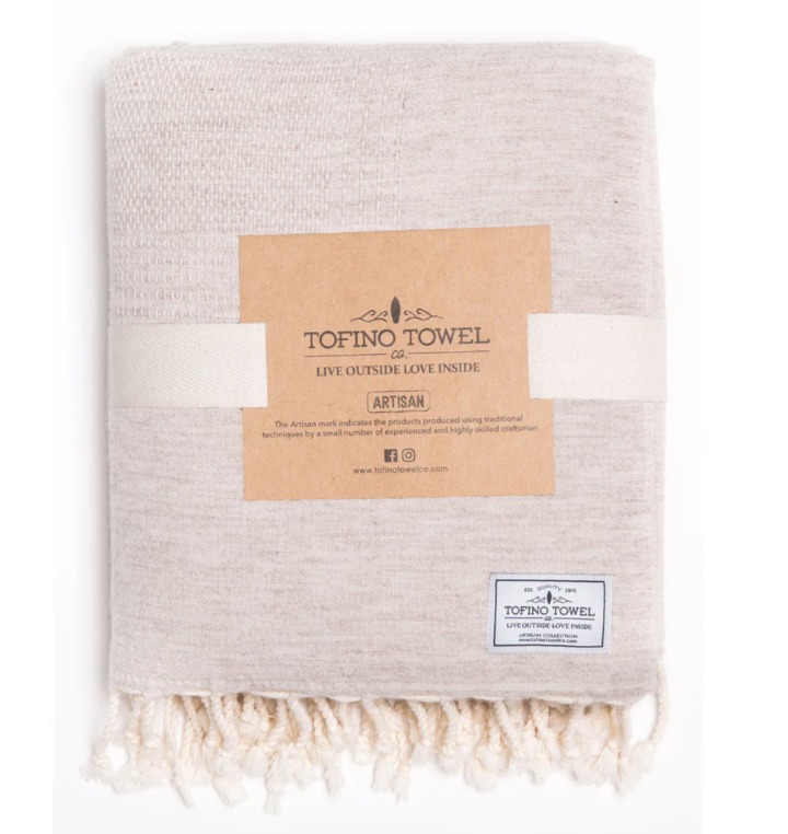 Tofino Towel Co. SHORELINE Wool Blend Throw