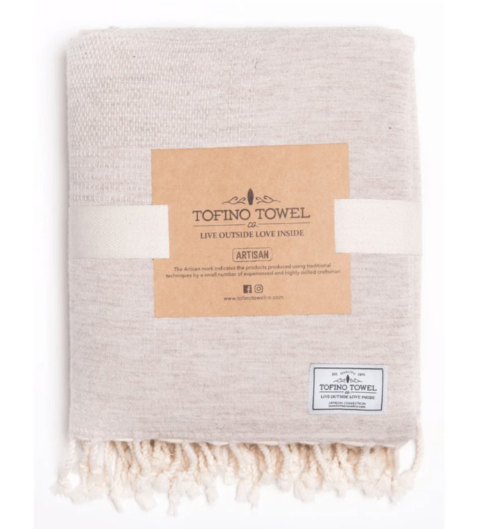Tofino Towel Co. SHORELINE Wool Blend Throw