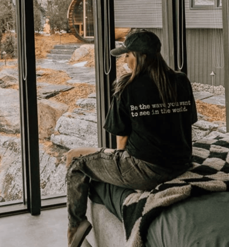 Canoe & Lake Mineral Wash Festival Tee
