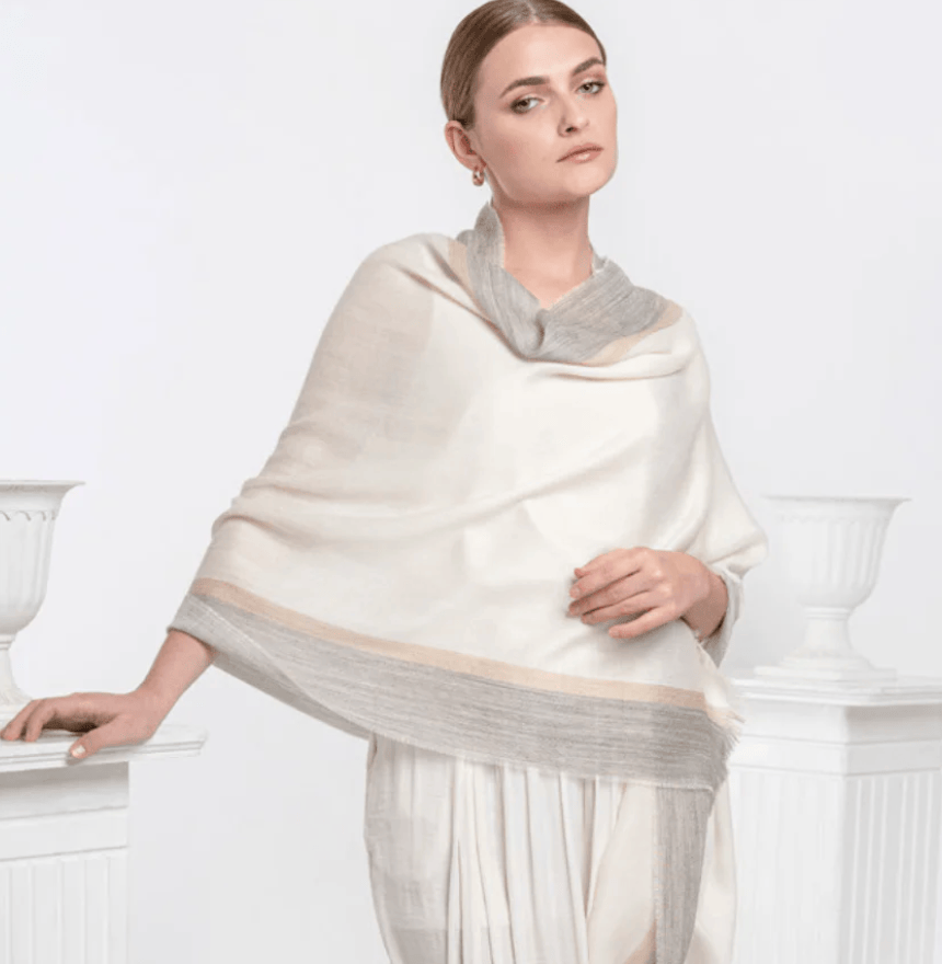 Andes Connection Eco-Sateen Alpaca & Silk Shawl