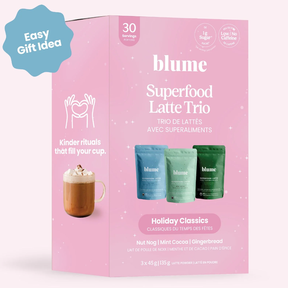 Blume HOLIDAY CLASSICS Superfood Latté Trio Gift Box