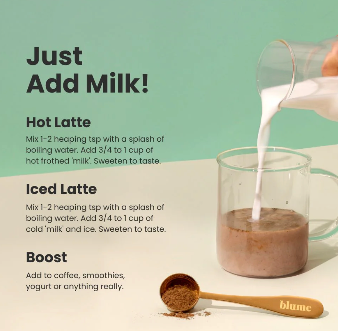 Blume HOLIDAY CLASSICS Superfood Latté Trio Gift Box