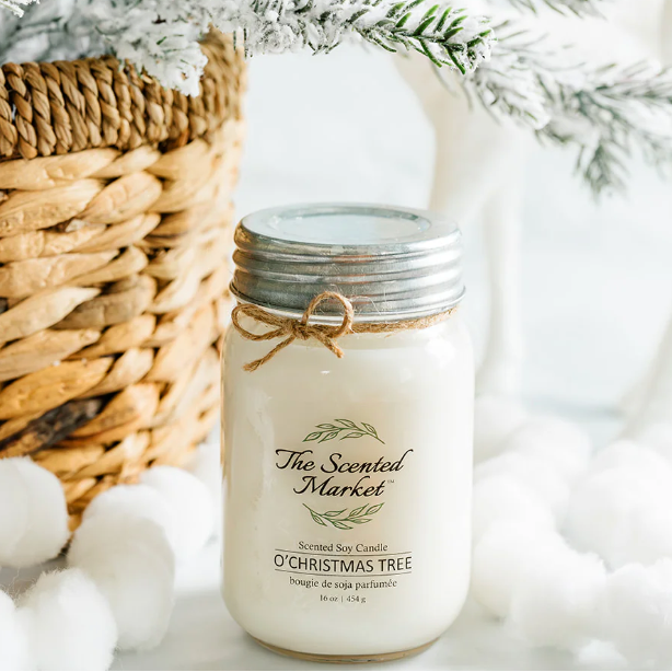 The Scented Market - O'CHRISTMAS TREE Soy Candle (16oz)