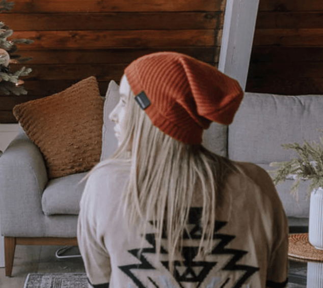 Canoe & Lake Portage Beanie (100% Merino Wool)