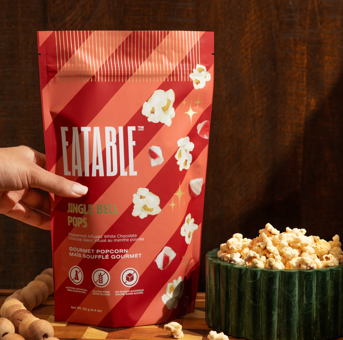 EATABLE Gourmet Popcorn - Jingle Bell Pops