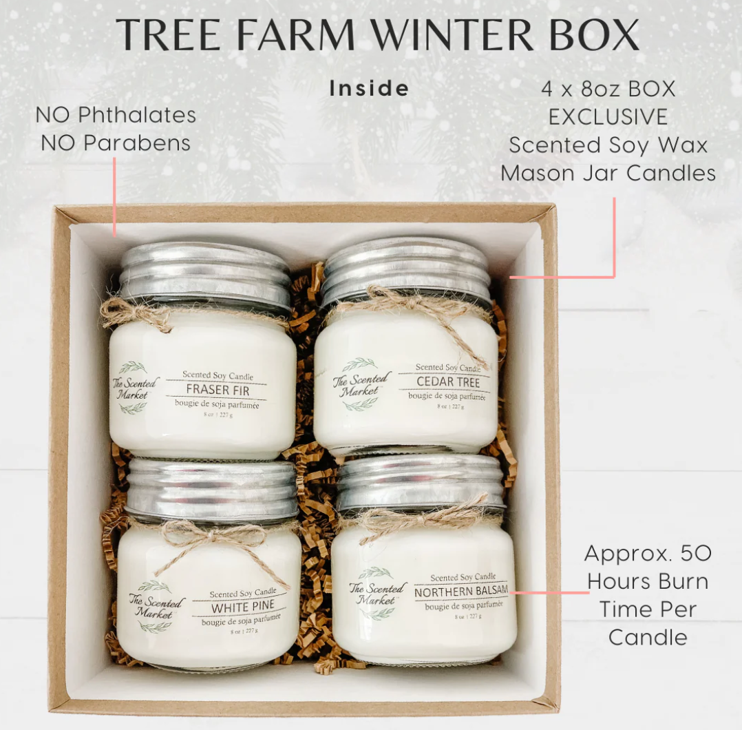 The Scented Market - TREE FARM Candles Gift Box