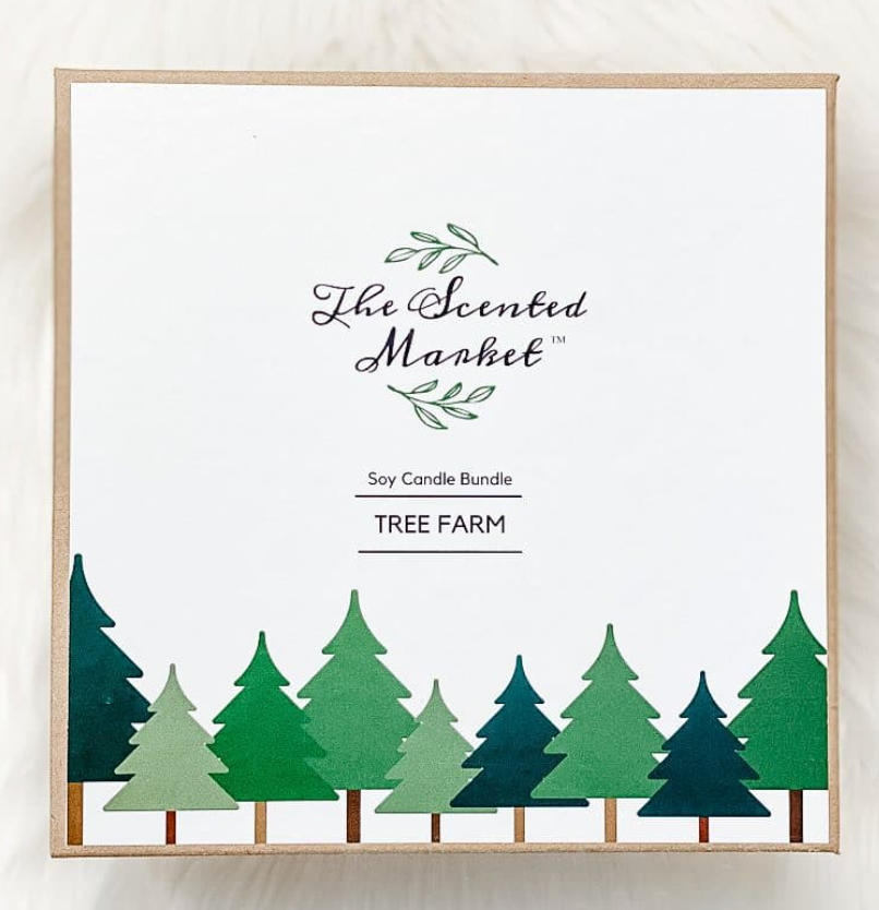 The Scented Market - TREE FARM Candles Gift Box