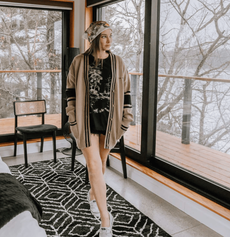 Canoe & Lake “Make Waves” Dockside Knit Cardigan