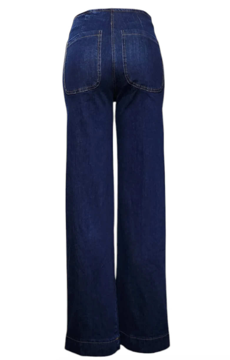 BAZ Wide Leg Boho Jeans