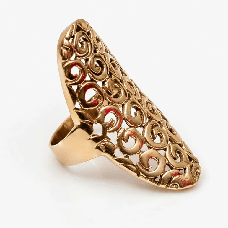 Love Not Fear FRIDA Brass Ring