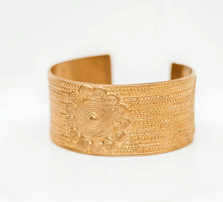 Love Not Fear MAHARANI Brass Cuff