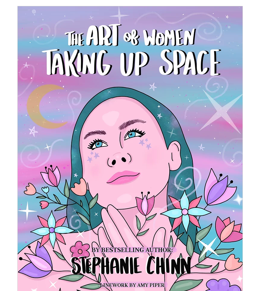 Stephanie Chinn Art - Taking Up Space Guided Colouring Book