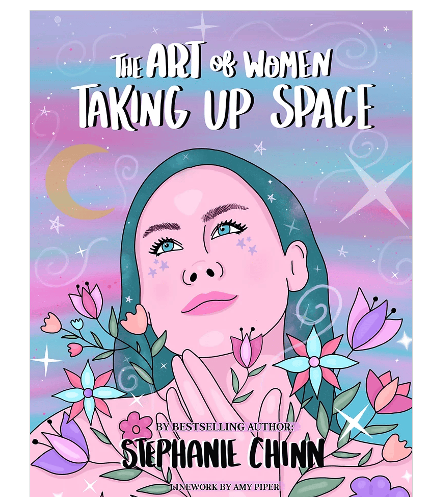 Stephanie Chinn Art - Taking Up Space Guided Colouring Book