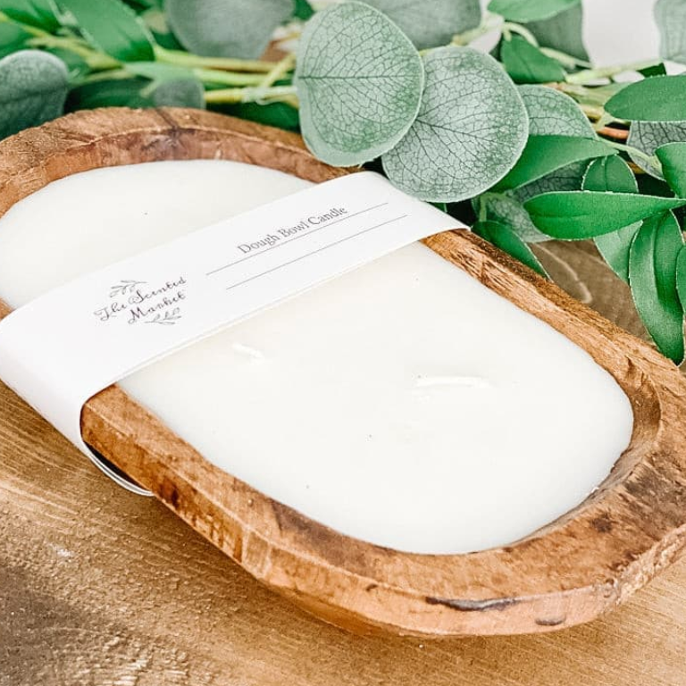 The Scented Market - JUST BREATHE Dough Bowl Candle