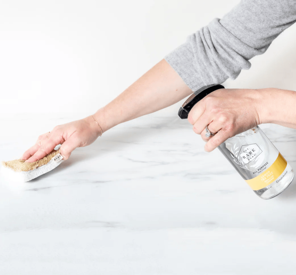 The Bare Home Cellulose & Loofah Sponge Set (2pack)