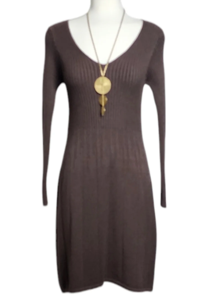 BAZ Italian Knit Ribbed Dress