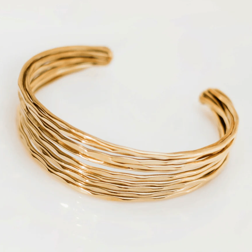 Love Not Fear OYA Brass Cuff