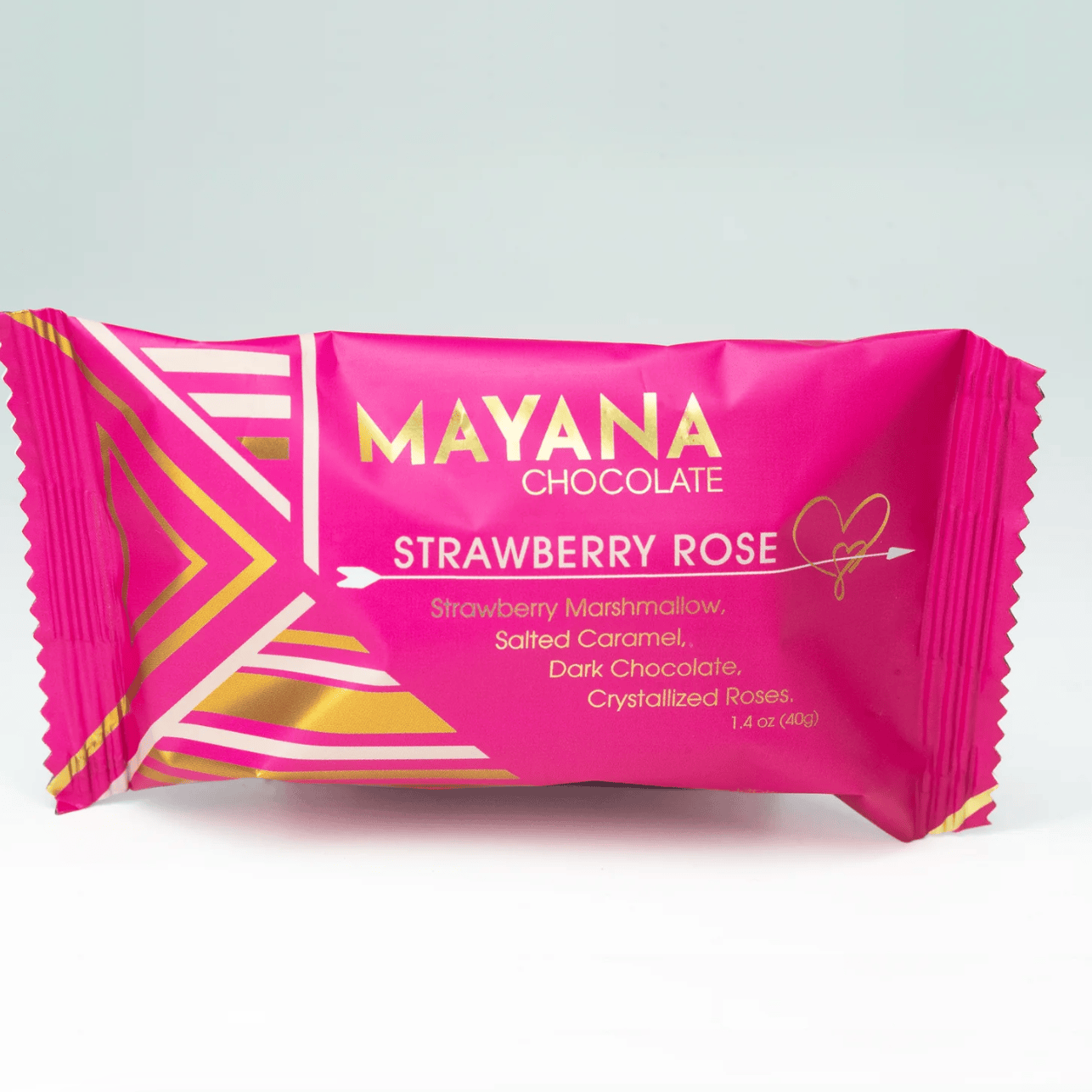 Mayana Mini Chocolate Bar - Strawberry Rose Marshmallow